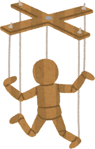 Illustration of a Wooden Marionette